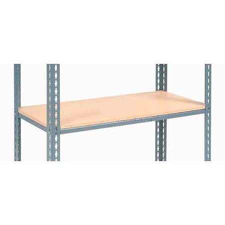 Global Industrial Boltless Shelf, 36 in W, 24 D, Gray B2297954